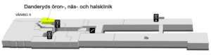 Danderyds öron näs- & halsklinik karta