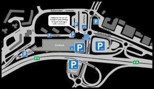 Parkeringskarta Mörby Centrum