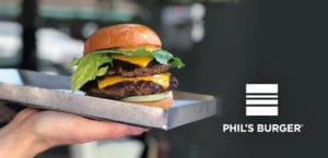 Utepremiären Phils Burger
