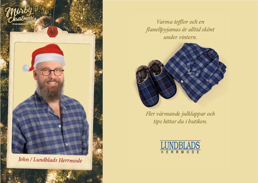 John / Lundblads Herrmode: Varma tofflor och en flanellpyjamas är alltid skönt under vintern.