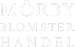 Mörby Blomsterhandel logotyp vit